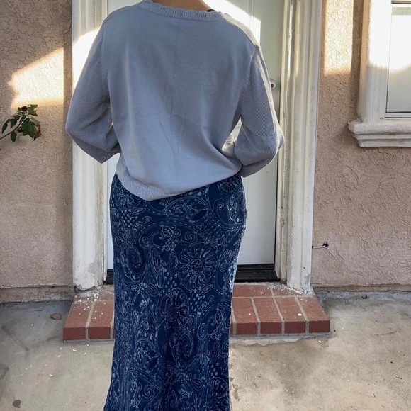 Blue knit cardigan - Picture 6 of 8